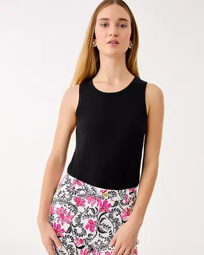 Lilly Pulitzer Harp Sweater Shell In Black