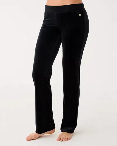 Lilly Pulitzer 33" Dorsey Velour Pant In Black
