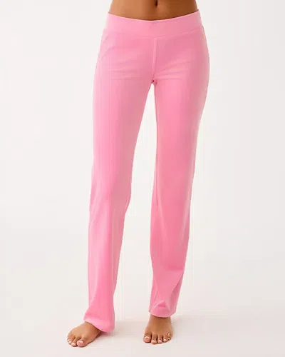 Lilly Pulitzer 33" Dorsey Velour Pant In Pink