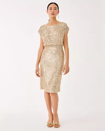 Lilly Pulitzer Aylin Sequin Midi Dress In Gold