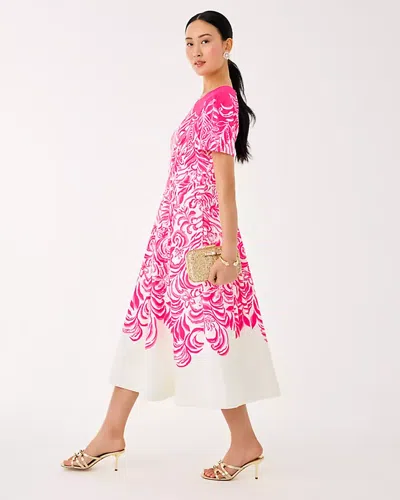 Lilly Pulitzer Loradonna Stretch Midi Dress In Multi