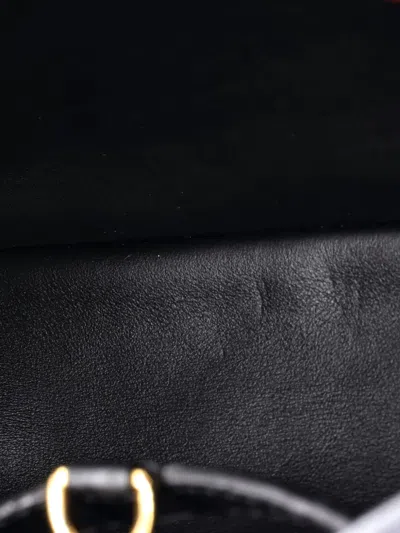 Pre-owned Louis Vuitton Capucines Bag Leather Pm Satchel In Black