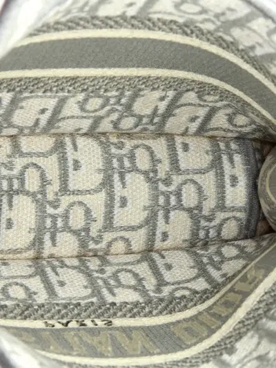 Pre-owned Dior Book Oblique Canvas Mini Tote Bag In Gray