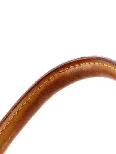 Pre-owned Louis Vuitton Manhattan Handbag Monogram Canvas Gm Satchel In Brown