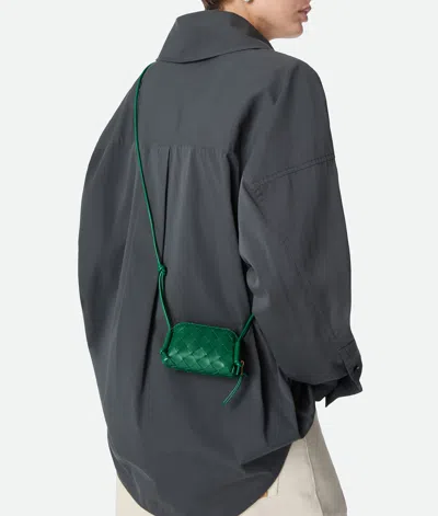 Bottega Veneta Candy Concert Pouch In Green