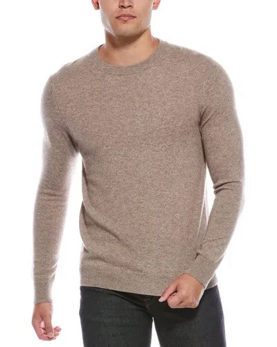 Quinn Solid Cashmere Crewneck Sweater In Neutral