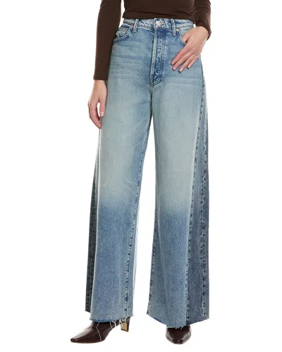 Mother Pipe-dream Button Sneak Fray Blinded By The Dark Jean In Blue