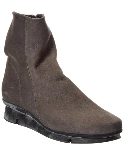 Arche Padaro Leather Boot In Brown