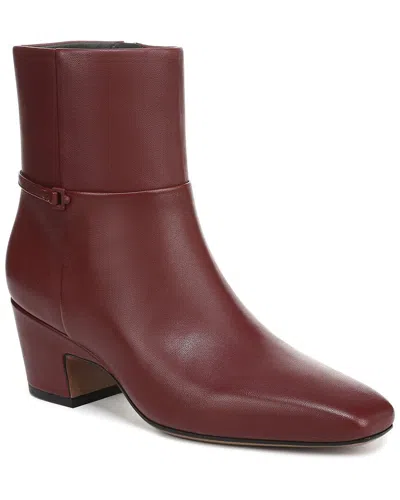 Franco Sarto L-saydie Leather Bootie In Red