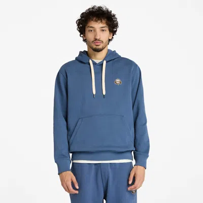 Timberland Men's Tree Logo Patch Hoodie In Blue
