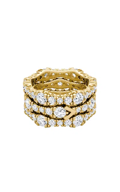 Vrai 14k Yellow Gold Lab-grown Diamond Ring In Brown
