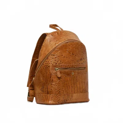 Florez Emma Backpack In Caramel In Brown