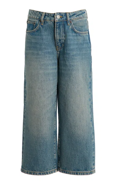 Jeanerica Elba Denim Long Shorts In Blue