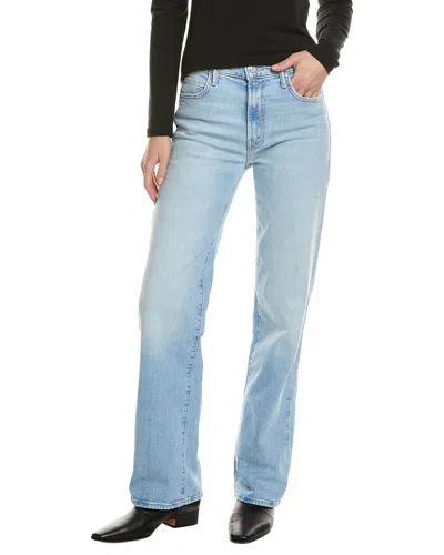 Mother The Kick It Go Long Straight Leg Jean In Blue