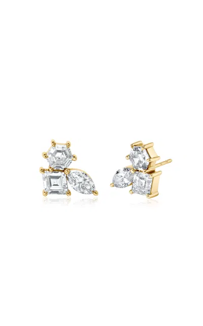 Vrai 14k Yellow Gold Lab-grown Diamond Stud Earrings In Gold