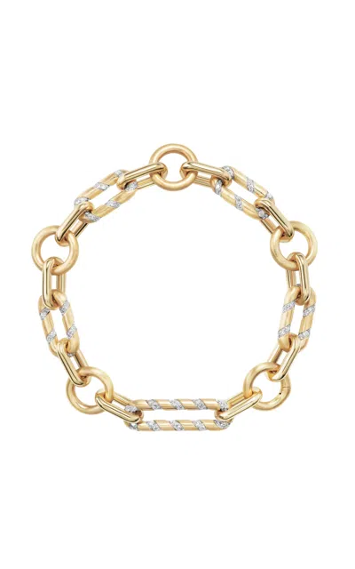 Fiametta 14k Yellow Gold Diamond Bracelet In Gold