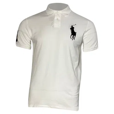 Polo Ralph Lauren Big Pony Custom Slim Fit Mesh Polo Shirt In White ...