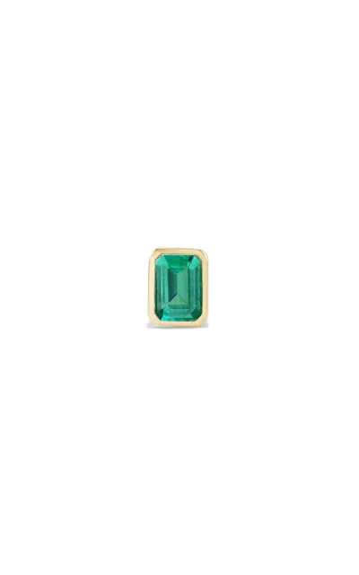 Fiametta 14k Yellow Gold Emerald Single Earring In Gold