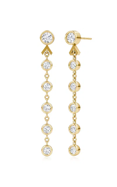 Vrai 14k Yellow Gold Lab-grown Diamond Earrings In Gold
