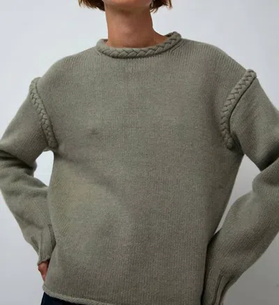 Ciao Lucia Theodora Pullover In Mist In Green