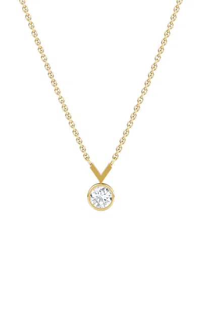Vrai 14k Yellow Gold Lab-grown Diamond Necklace In Gold