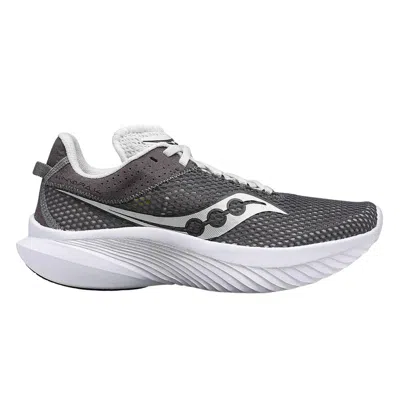 Saucony Women's Kinvara 14 Shoes In Metal/white/gris In Multi