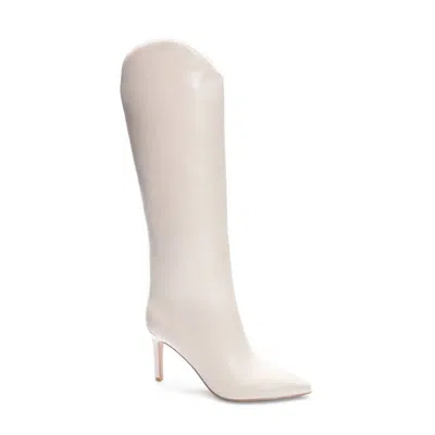 Chinese Laundry Women's Fiora Dress Boot In Cream In White