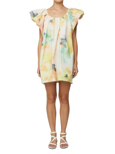 A.l.c Abi Dress In Floral Multi In Multi