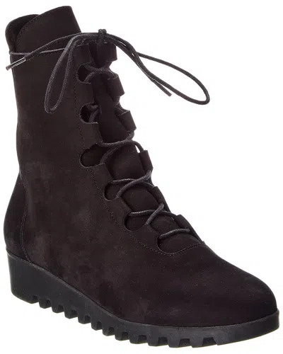 Arche Lombox Suede Bootie In Brown