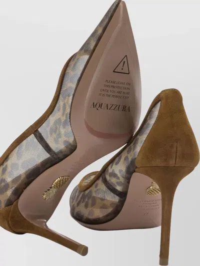 Aquazzura Stylish Stiletto Pumps Animal Print In Animal Print