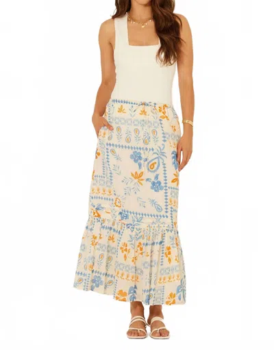 Bila77 Keystone Maxi Skirt In Rivera In Multi