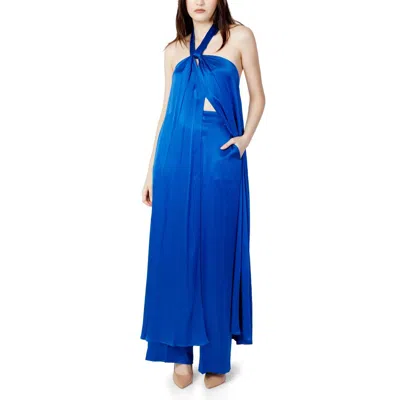 Hanny Deep Hanny Polyester Women's Jumpsuit In Blue