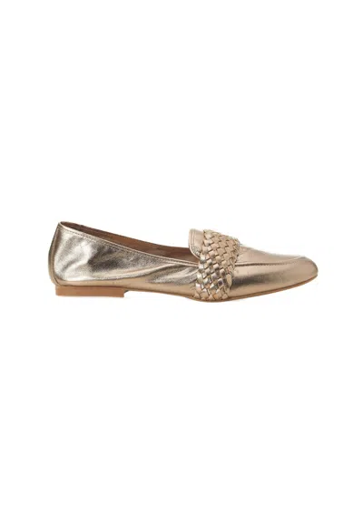 Mangará Atelier Baru Leather Loafers - Women's Summer In Gold