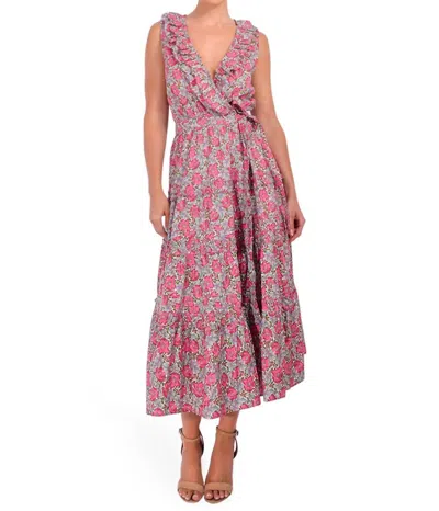 Love The Label Remy Maxi Dress In Millie Francesca Liberty Print In Pink