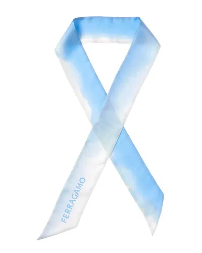 Ferragamo Silk Neck Bow In Multi