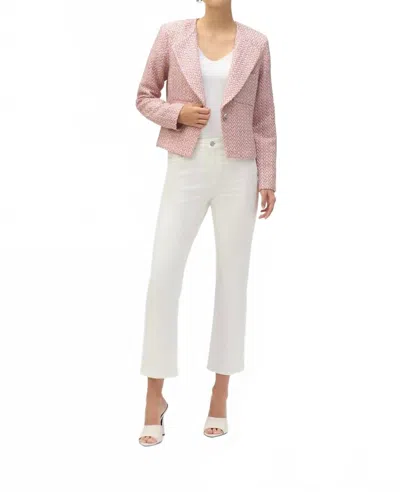 Joseph Ribkoff Formal Geometric Blazer In Pink Multi In Pink