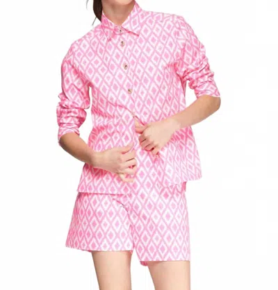 Vilagallo Sandra Bermuda Short In Pink In Pink