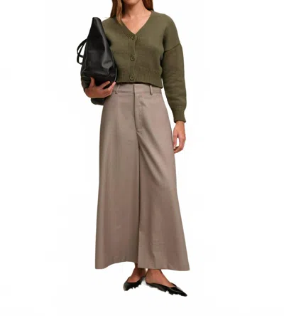 Deluc Phineas V-neck Cardigan In Army In Green