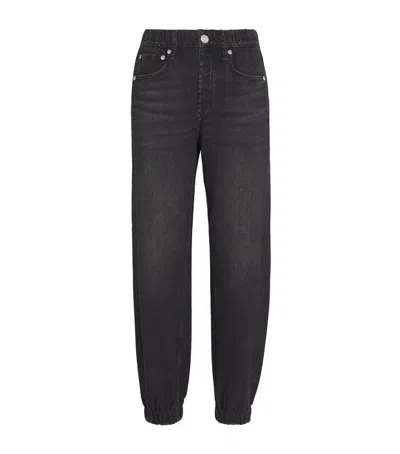 Rag & Bone Miramar Jogger Cotton Terry Sweatpant Jeans In Black