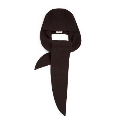 Aeron Llama-blend Nelly Hood Scarf In Animal Print