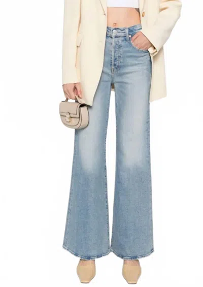 Mother Tomcat Roller High-waisted Wide-leg Jean In I Confess In Multi