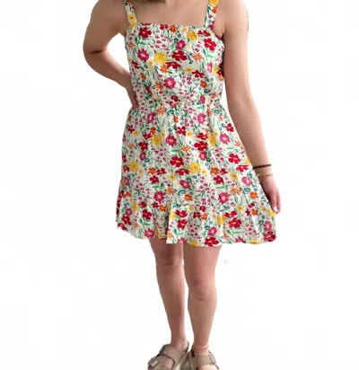 Babs+birdie Lisa Floral Mini Dress In Multi In Multi