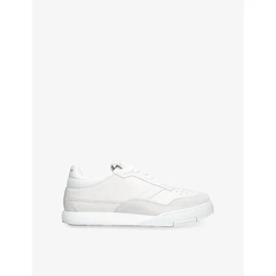 Givenchy White Calf Leather Bos Taurus Low Top Sneakers In Multi