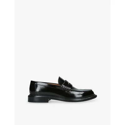 Givenchy Black Loafers With 4g Detail In Leather Man
