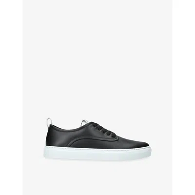 Givenchy New City Leather Low Sneakers Shoes In Black