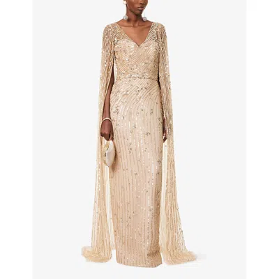 Sabina Bilenko Womens  Nour Woven Gown In Neutral