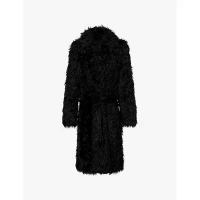 Acne Studios Oflama Messy Coat In Black