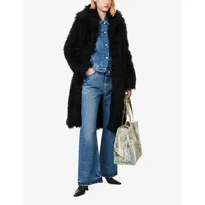 Acne Studios Oflama Messy Coat In Black