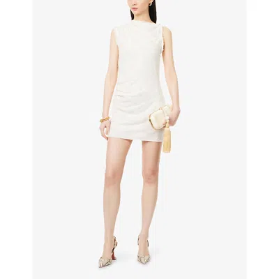 Sir Womens  Blanca Sleeveless Stretch-woven Mini Dress In White