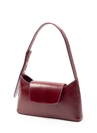 Elleme Envelope Vintage Leather Rubino